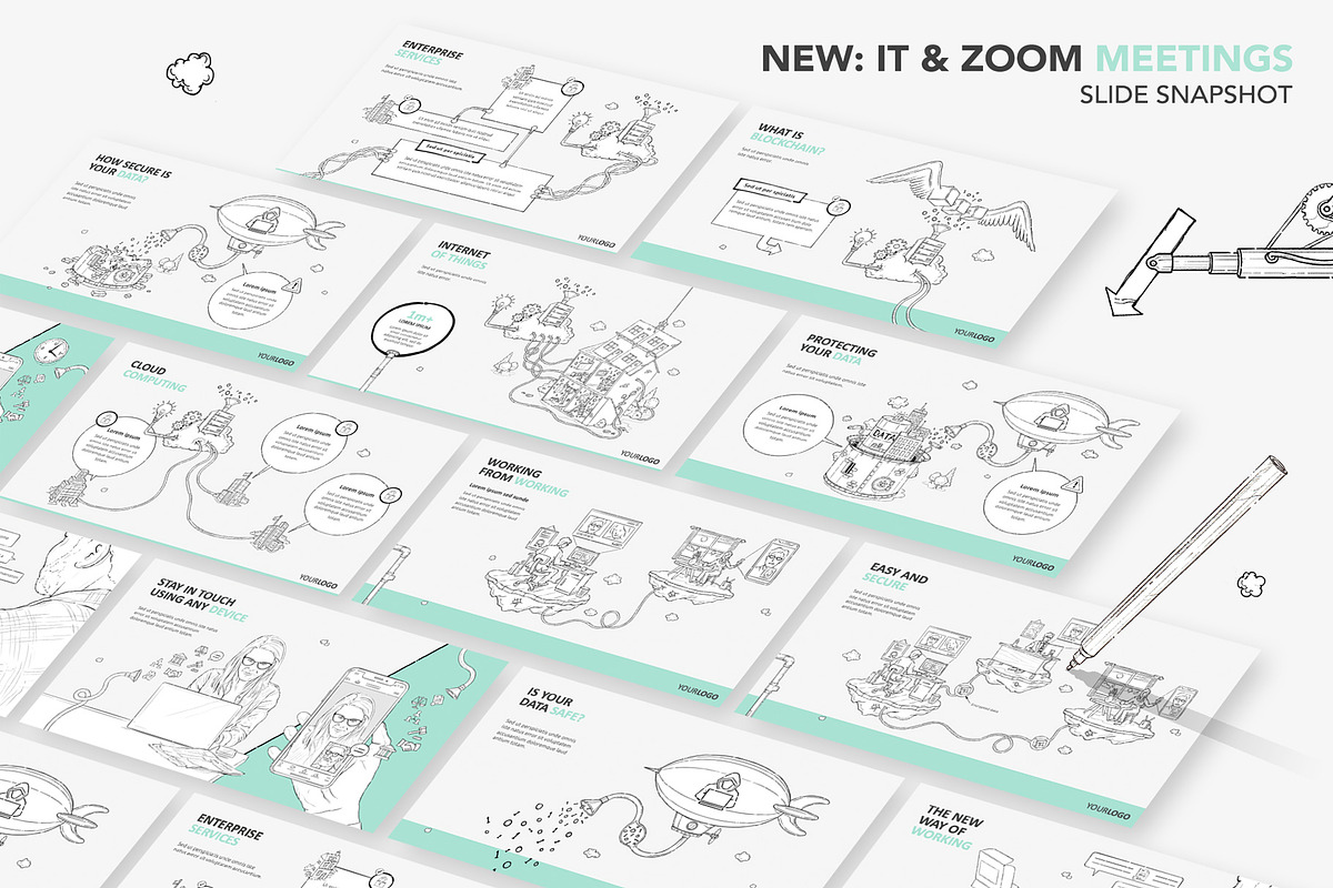 Pro-Draw Pitch Deck Presentation, a Presentation Template by Drawn By My Actual Hand (Photo 12 of 13)