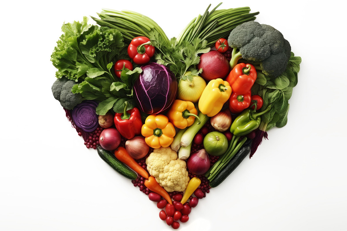 Vegetables hearts. 37 images, a Food Illustration by Handmadefont (Photo 5 of 10)