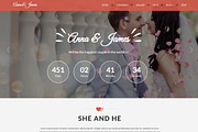 Amore: WordPress Wedding Theme, a WordPress Template by ThemeBear (Thumbnail 2 of 9)