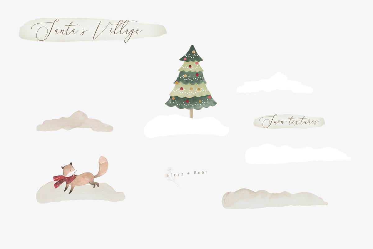 Santa's Village, an Illustration by Flora+Bear (Photo 4 of 7)