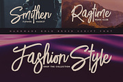 Lucky Fashion Brush Font, a Script Font by Cruzine (Thumbnail 6 of 7)