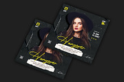 DJ Party Flyer, a Flyer Template by CocoDesign (Thumbnail 2 of 2)