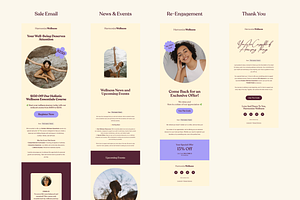 Flodesk Wellness Email Templates