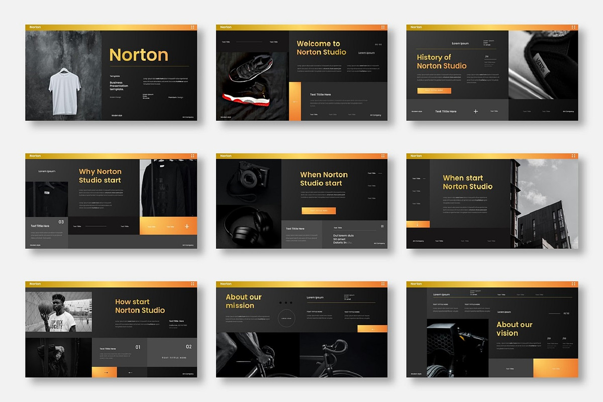 Norton - Business Google Slide Templ, a Presentation Template by Dens Creative Studio (Photo 2 of 6)