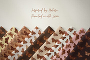 Watercolor Butterflies patterns, a Pattern Graphic by Tiger and Flower (Thumbnail 10 of 17)