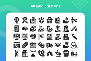 40 Medical - Glyph