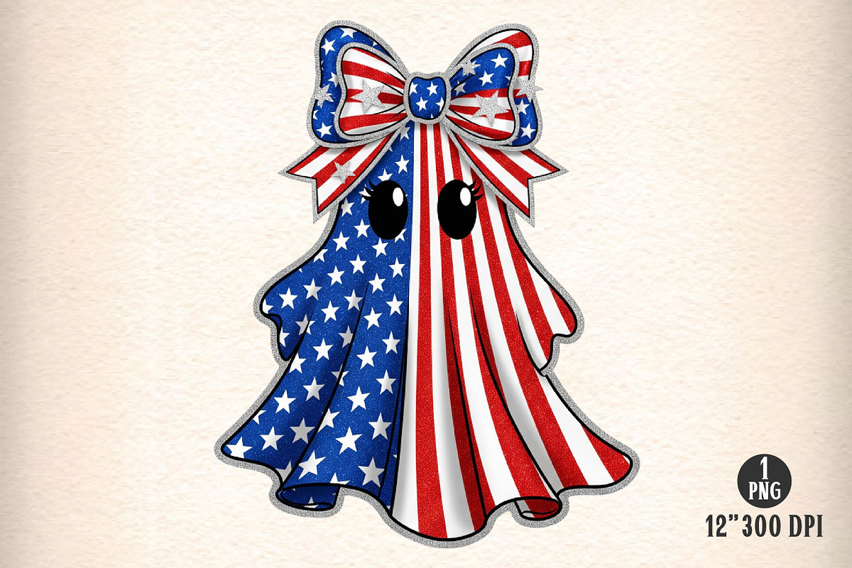 Iridescent Ghost PNG, 4th Of July, an Illustration by Dream Creation (Photo 1 of 5)