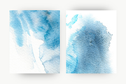 Watercolor Blue Textures Backgrounds, a Texture Graphic by Kolorata Art (Thumbnail 3 of 7)