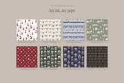 Winter Holiday Seamless Patterns, a Pattern Graphic by The October Creative (Thumbnail 7 of 12)
