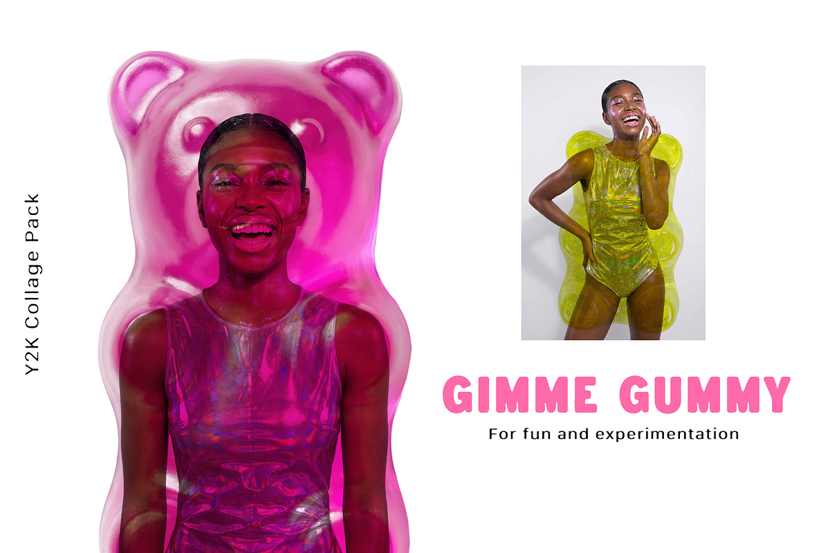 Gimme Gummy: Y2K Collage Pack, an Object Graphic by divanovskaya_nv (Photo 3 of 17)