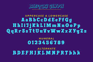 Bleqcki - Serif Display Font