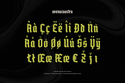 Avenacuastra, a Blackletter Font by ilhamtaro (Thumbnail 10 of 10)