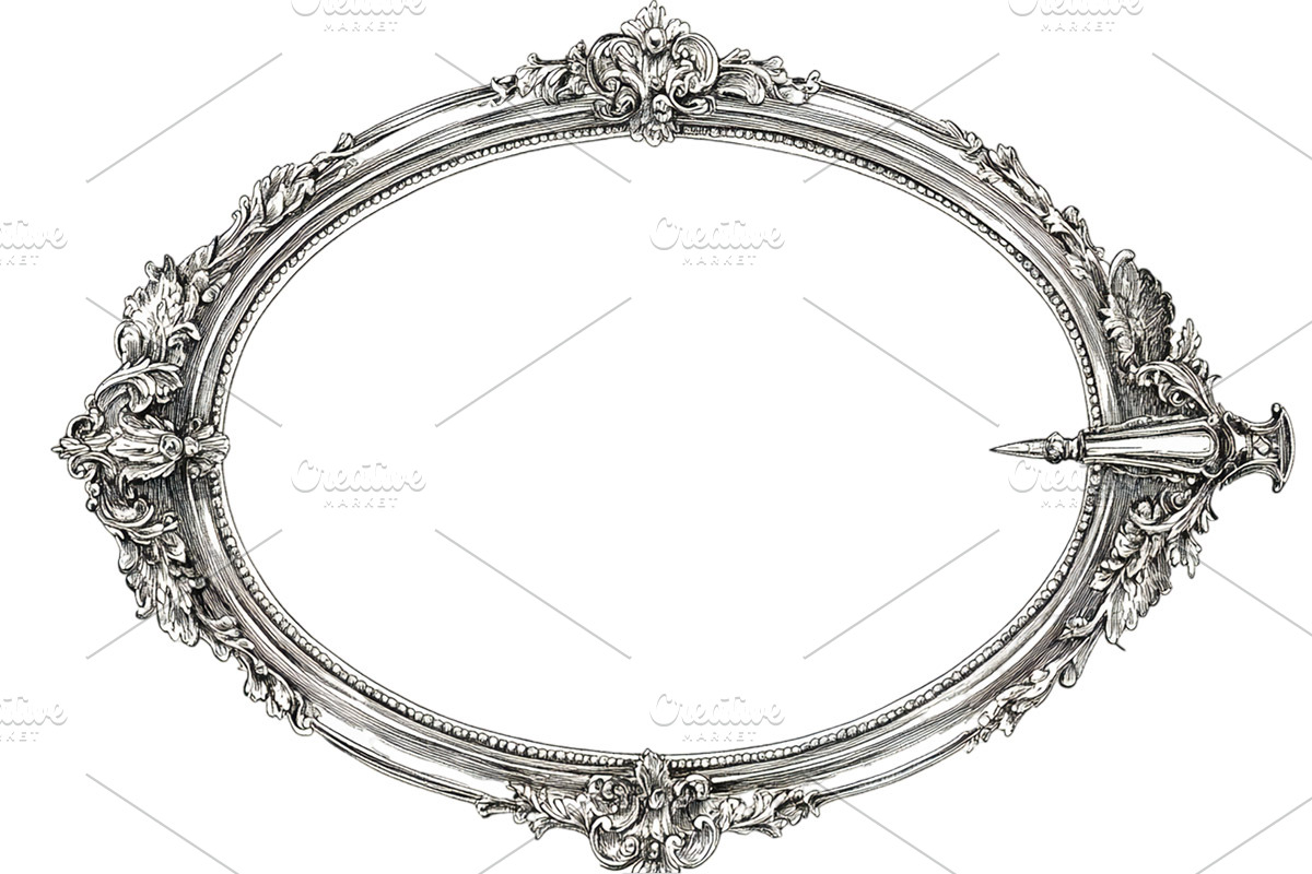Classic Picture Frames Wall Arts, an Object Graphic by VetalStock (Photo 5 of 10)