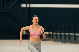 Young muscular runner on the roof, a Sports & Recreation Photo by Artem Varnitsin