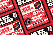 Jazz Music Club Flyer, a Flyer Template by Tokosatsu (Thumbnail 3 of 3)