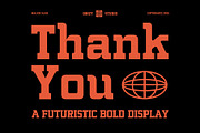 Malkie Slab – Futuristic Bold, a Slab Serif Font by Drizy (Thumbnail 10 of 10)