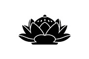 Lotus Flower Silhouette Vector Bundl, an Illustration by Creativeshirt (Thumbnail 26 of 51)