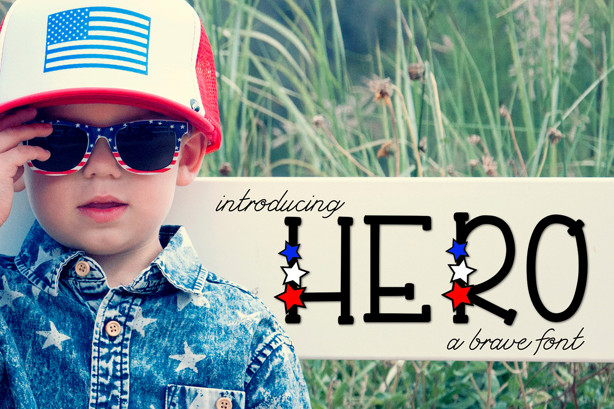 Hero, a Serif Font by Kitaleigh (Photo 1 of 5)