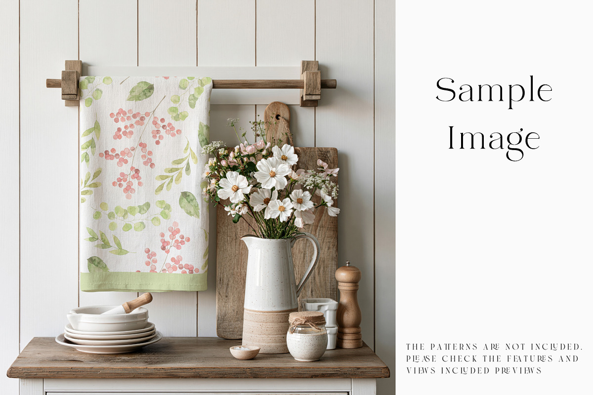 Kitchen Towel Mockups, a Household Mockup by mock-ups (Photo 8 of 15)