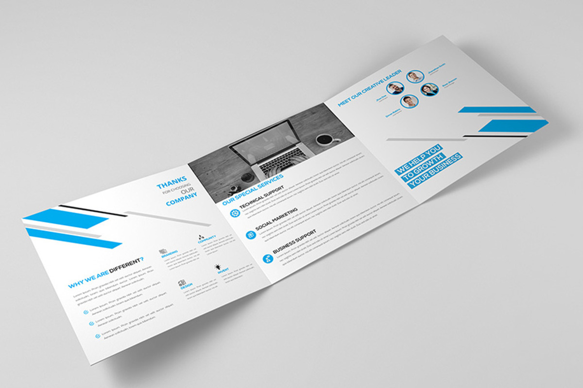 Square Trifold Brochure - 01, a Brochure Template by Shapnochura Design Studio (Photo 6 of 12)