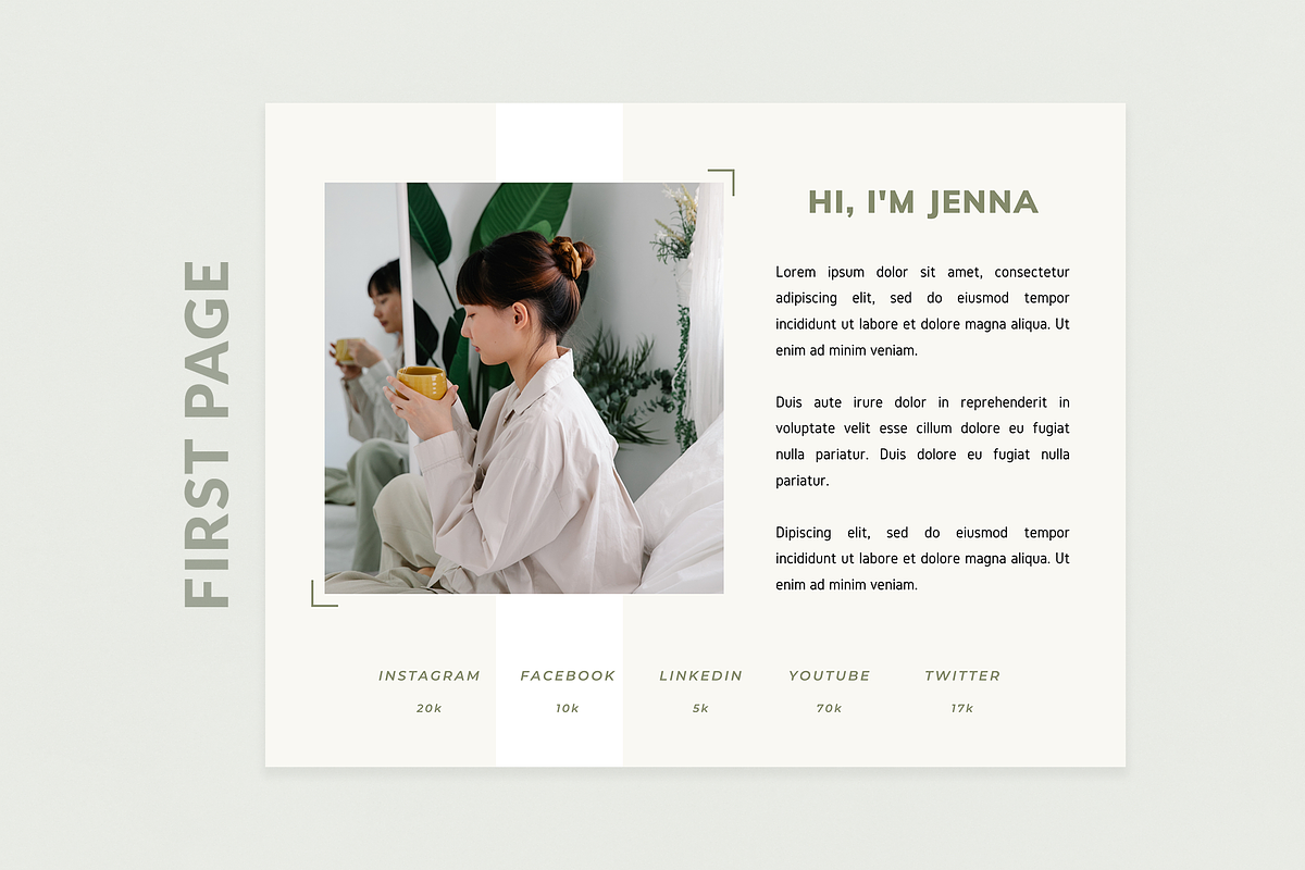 3-page Media Kit for Course Creators, a Brochure Template by Ralony (Photo 2 of 5)