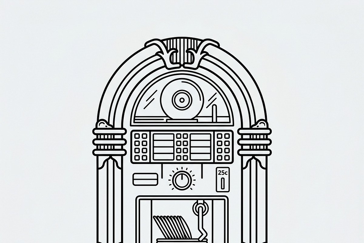 Bundles Vintage Music Outline Icons, an Outline Icon by adenpinkstore (Photo 5 of 5)