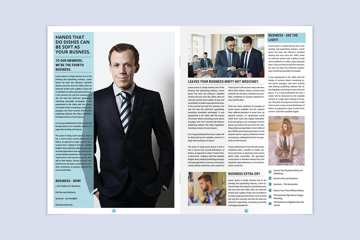 Newsletter, a Brochure Template by ROJI CREATOR (Photo 2 of 7)