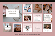 50 Pink Skincare Instagram posts, a Social Media Template by Studio K (Thumbnail 4 of 9)