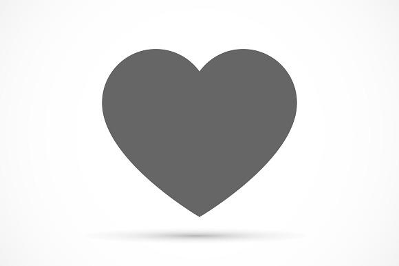 Heart Icon Flat