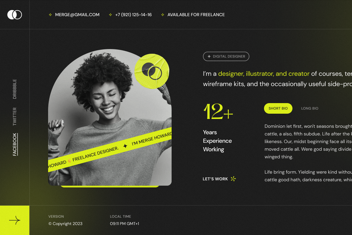 Personal Portfolio & Resume WP Theme preview 5