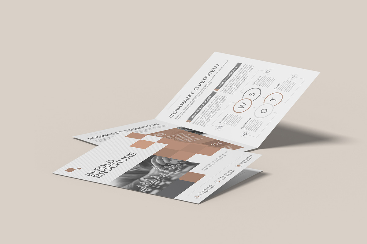 A4 Bifold Brochure Mockup Bundles, a Brochure Template by Graphic Aesthetic (Photo 14 of 20)