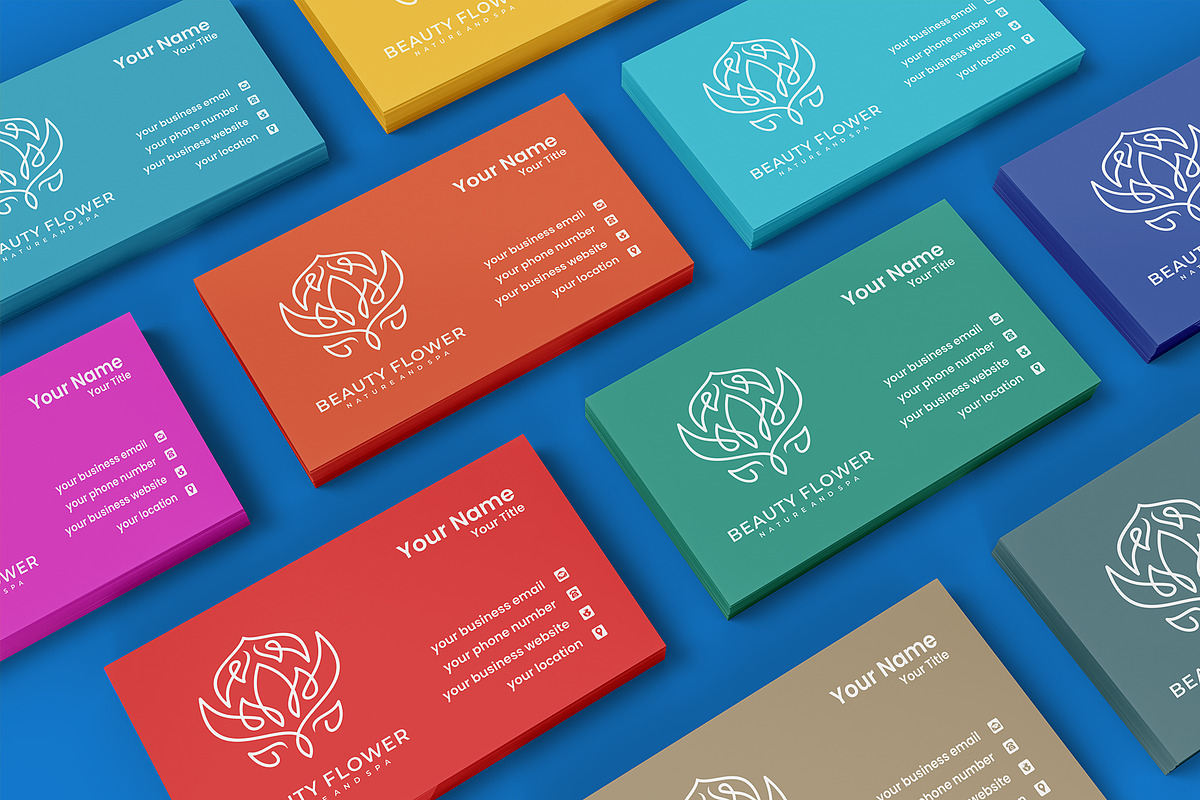 Business Card Mockups - 10 Views, an Advertising Mockup by Illusiongraphic (Photo 3 of 24)