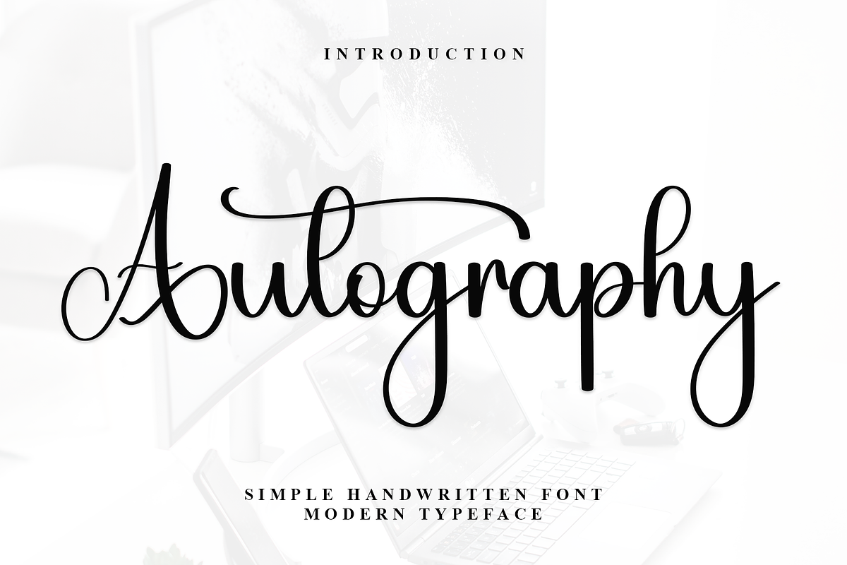 Autography, a Handwritten Font by InermediaSTUDIO (Photo 1 of 7)