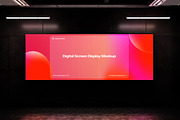Horizontal Digital Screen Mockup, an Advertising Mockup by PixelPiknik (Thumbnail 2 of 3)