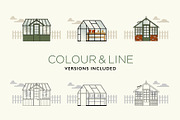 Greenhouse Illustrations, an Illustration by the cabin supply co (Thumbnail 2 of 5)