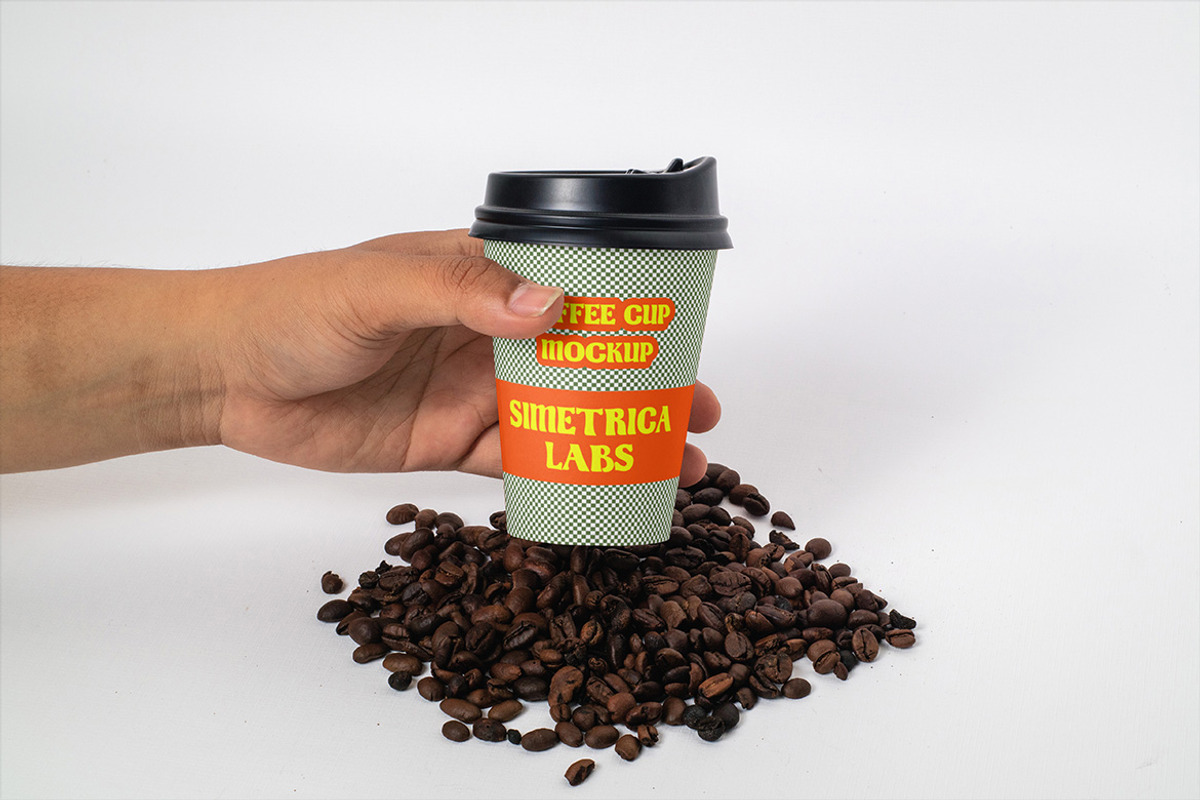 Coffee Cup Mockup - VOL 2, a Mockup by Simetrica Labs (Photo 3 of 4)