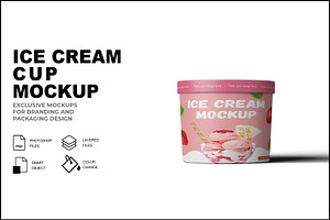 Ice Cream Mockup, a Packaging Mockup by mockupbuys