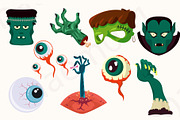 Halloween Trick or Treat Clipart, a Decorative Illustration by naem021 (Thumbnail 12 of 16)