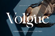 Volgue Modern Serif Font, a Serif Font by Alfinart (Thumbnail 1 of 10)