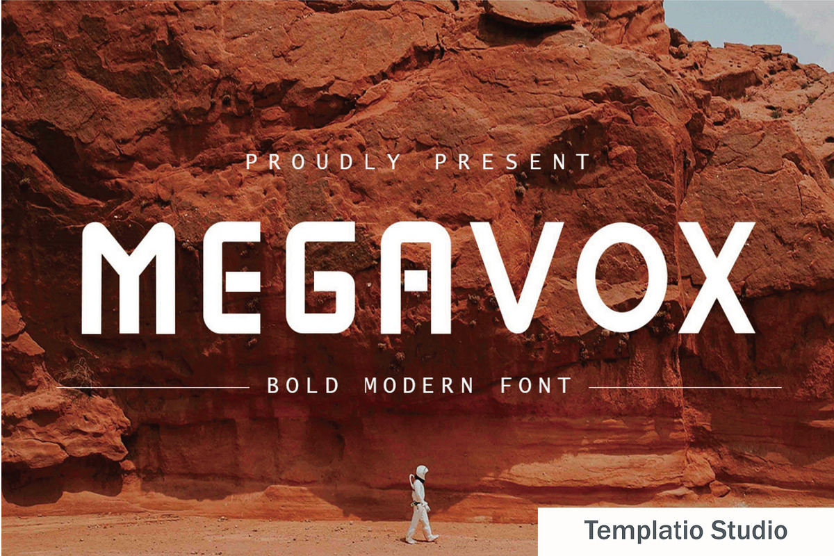 Megavox - Bold Modern Font, a Sans Serif Font by Templatiostudio (Photo 1 of 7)