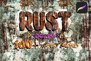 100 Rust Texture Brushes