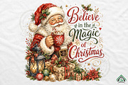 Believe in the Magic of Christmas, a Seasonal Illustration by Craft Nest (Thumbnail 1 of 6)