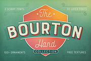 Bourton Hand Font, a Script Font by Kimmy Design (Thumbnail 1 of 12)