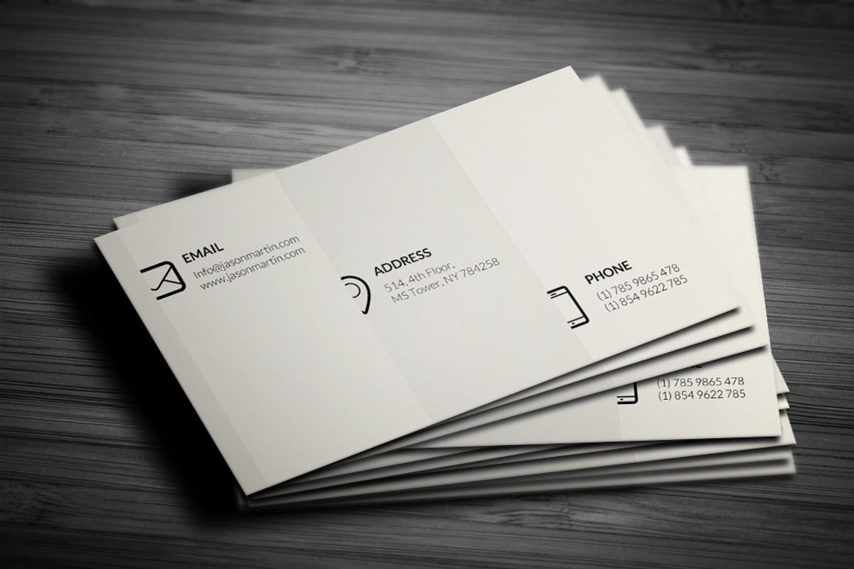 Simple Metro Business Card, a Business Card Template by bouncy (Photo 2 of 4)