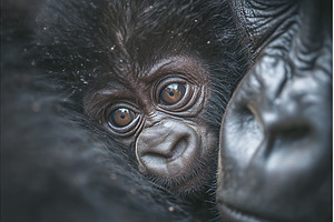 The mountain gorilla, specifically, an Animal Photo by ZinetroN