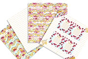 Watercolor with glitter papers, a Pattern Graphic by WoodLFoxy (Thumbnail 4 of 4)
