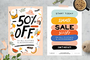 Summer Sale Posters, an Object Graphic by Ruslana Lubenets (Thumbnail 6 of 10)