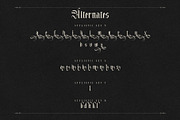 Belong Faith Typeface, a Blackletter Font by alit design (Thumbnail 7 of 15)