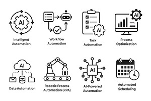 AI Automation Icons