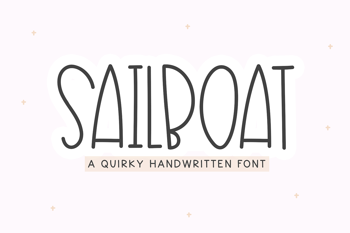 Sailboat - A Cute Handwritten Font